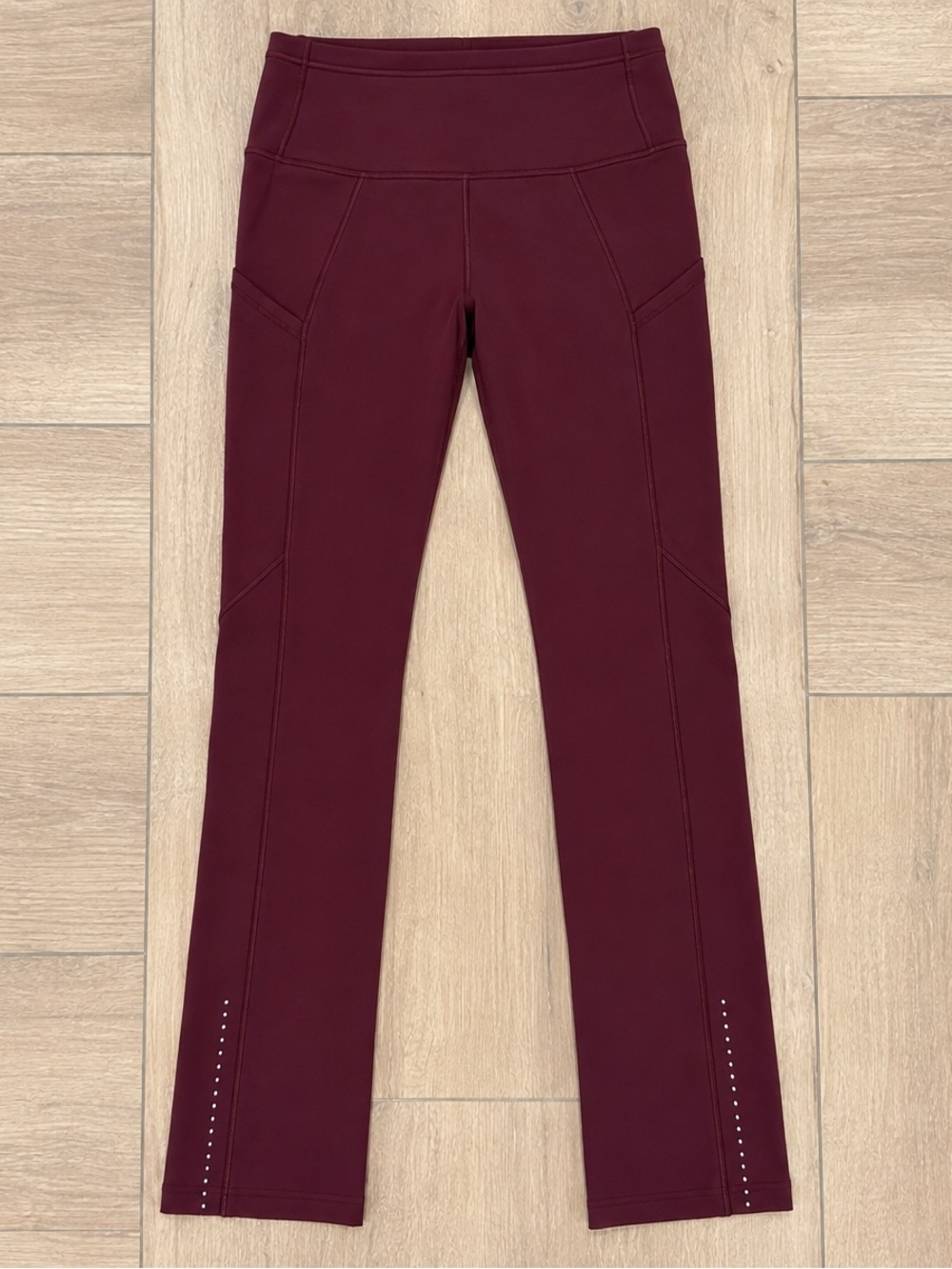 lululemon athletica High-Rise Flare Leggings — Burgundy